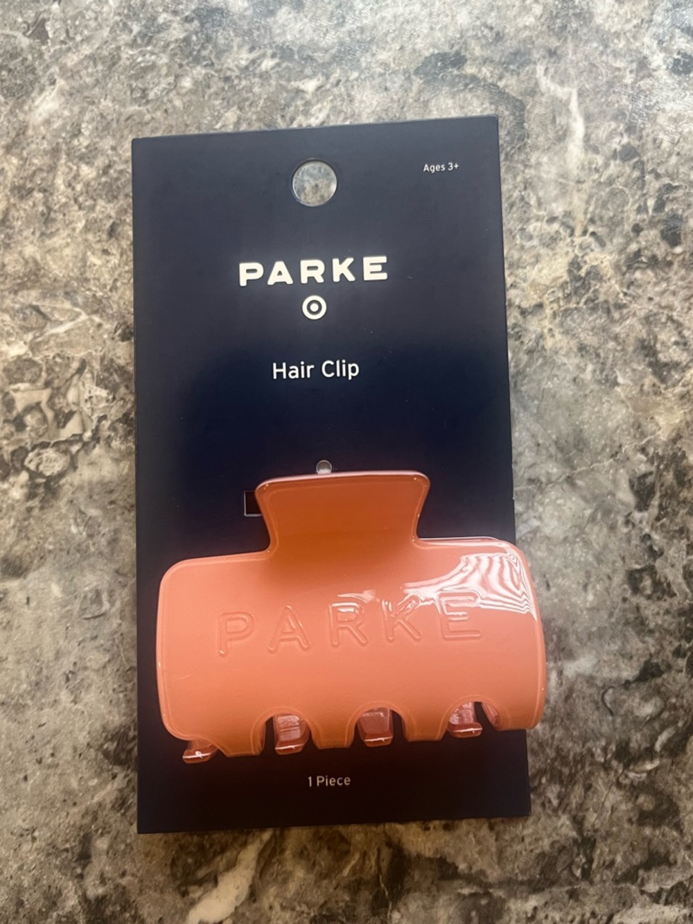 Parke x Target peach/orange hair clip
